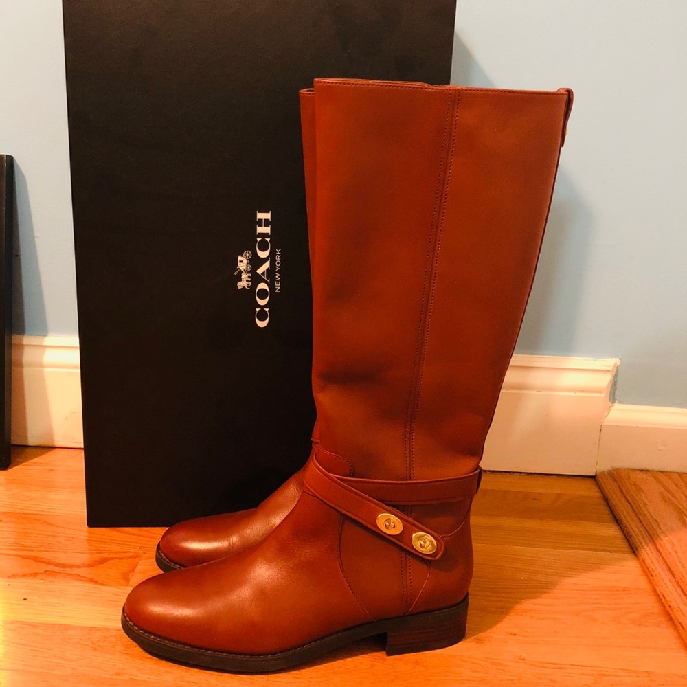 NEW! COACH Riding Boots size 9